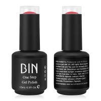 BIN 3 in 1 Gel Polish One Step Done Private Label Uv Gel Gel Nail Polish 15ML