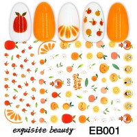 BIN Nail Sticker OEM Fruit NAil Art Decoration