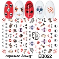 BIN Halloween Nail  Stickers  Christmas Nail  Stickers