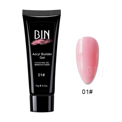 BIN 15g packing builder gel in uv gel poly gel for nail solon