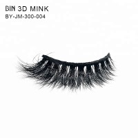 BIN high quality 3D thick eyelash wholesale mink strip  eyelash