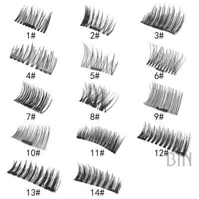 2017 BIN Magnetic Makeup Tool Natural False Eyelashes Manufacturer