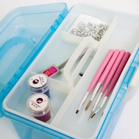 2017 big size nail art tools nail care tools and equipment storage box