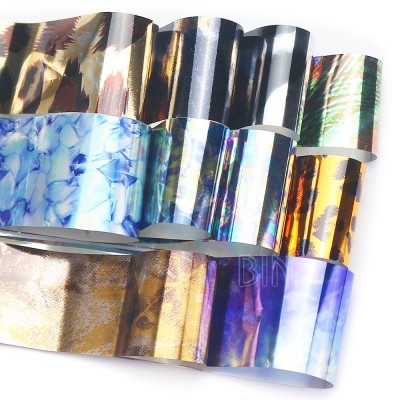 BIN Nail art foil natrual color 10rolls per box nail foil set on selling