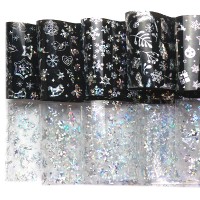 Christmas nail stickers foil nail art sticker stock factory fast shipping