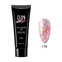 BIN New Glitter Acrylic Nail UV Poly Builder Gel