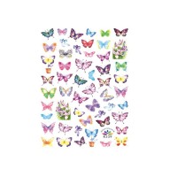 BIN Butterfly Nail Sticker 2D Designers Nail Art OEM